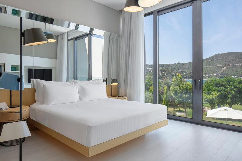 Deluxe King Room with Partial Sea View image 1