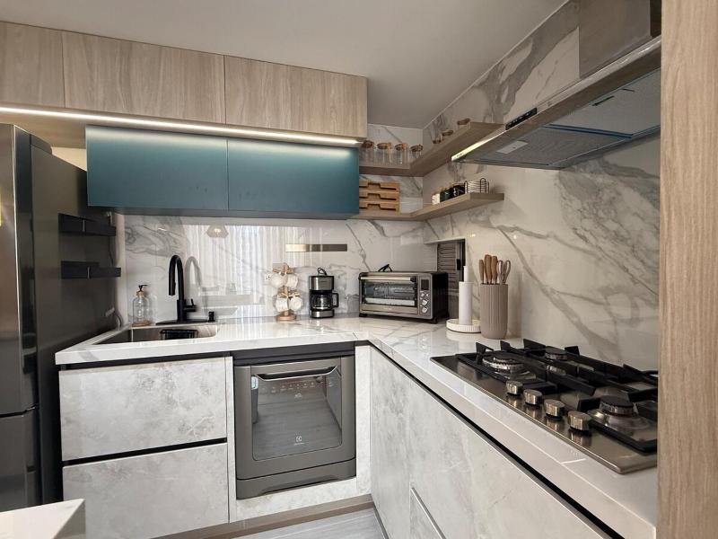 Open Floor Chic Interior Design Pool Full Kitchen - image 27