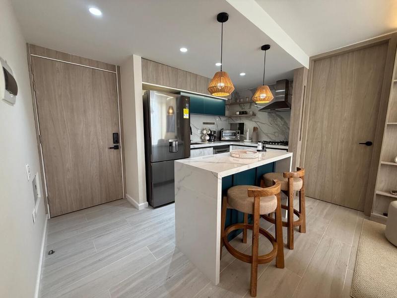 Open Floor Chic Interior Design Pool Full Kitchen - image 29
