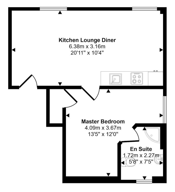 One-Bedroom Apartment - 3 image 1
