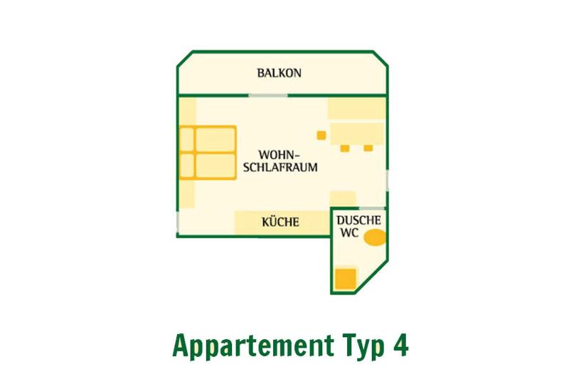 Studio Apartment with Balcony image 4