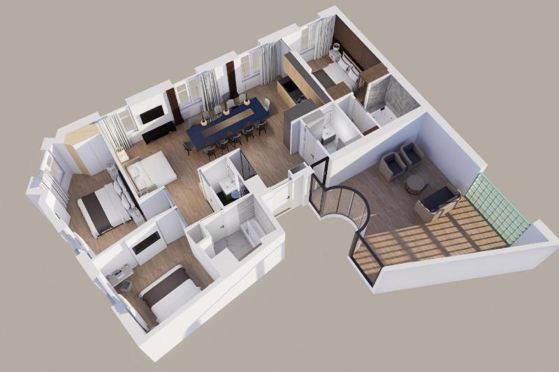 Three-Bedroom Apartment image 2