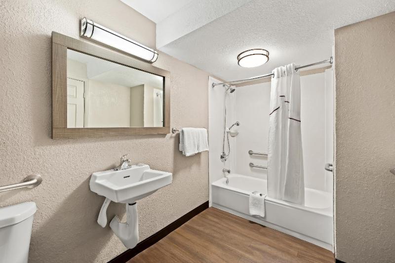 Standard Room with Two Double Beds Poolside Disability Access Smoke Free image 3