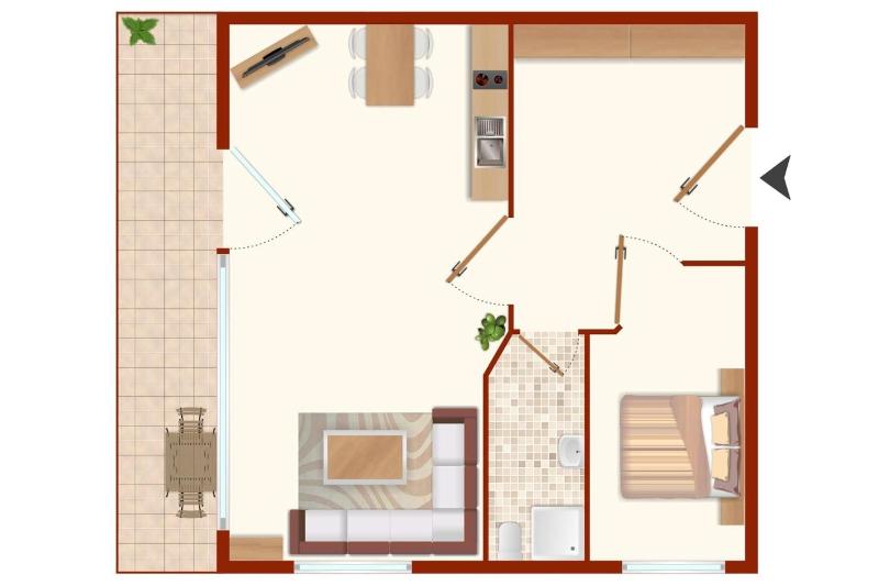 Apartment with Balcony image 4