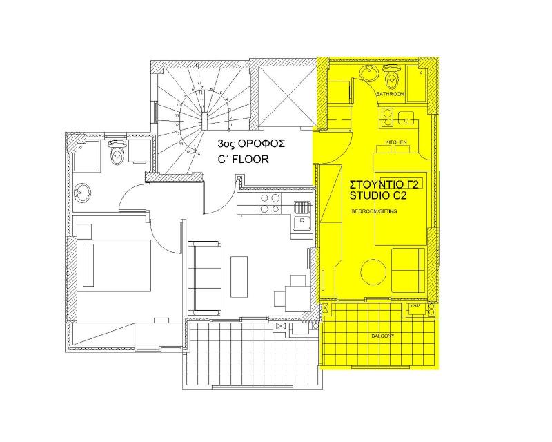 Deluxe Double Studio - 3rd Floor image 2