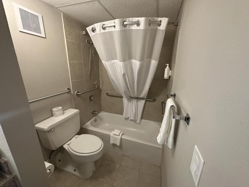 1 Queen Bed, Mobility Accessible Room, Bathtub w/ Grab Bars, Non-Smoking image 1