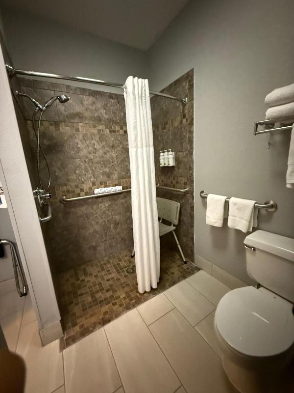 Queen Room with Two Queen Beds, Mobility Access and Roll-In shower, Non-Smoking image 1