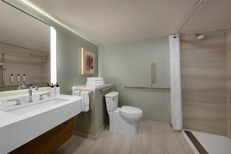 Deluxe King Room with Roll-In Shower - Mobility Accessible image 3