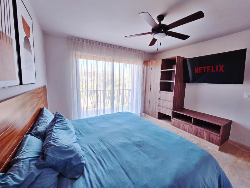 1 BedRoom with King Bed and Balcony with Amenities View - image 9