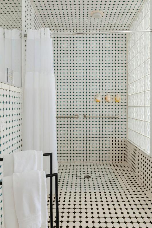 Queen Room with Sofa Bed - Mobility and Hearing Accessible with Roll-in Shower image 3