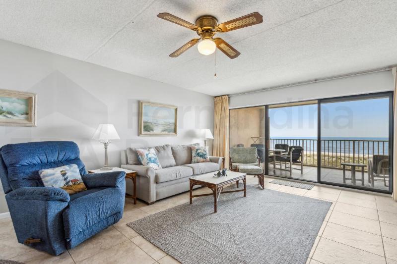 Ocean view from the master bedroom and living room with a spacious balcony - image 48