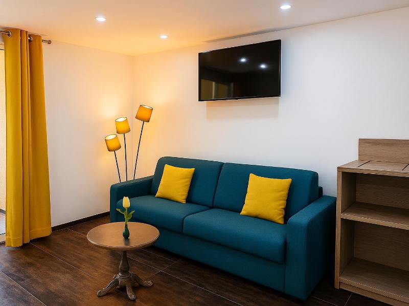 Junior Suite with Terrace and heated swimming pool access image 4
