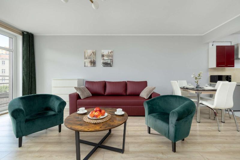 Comfortable Apartment with Parking in Szczecin by Noclegi Renters - image 14