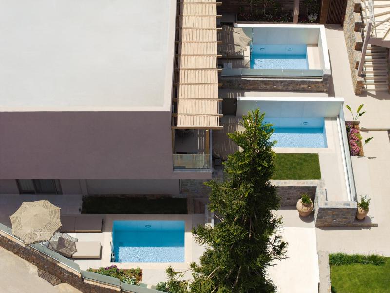 White Superior Double Private Pool image 1