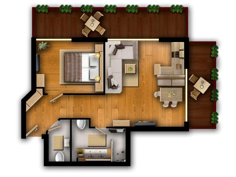One-Bedroom Apartment (2 - 4 Adults) image 3