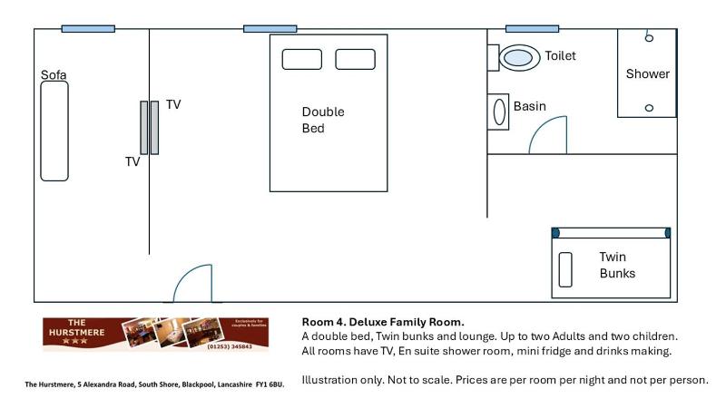 First Floor Classic Family Room  (2 adults + 2 children) image 4