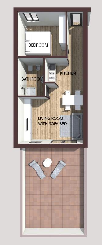 Apartment with Terrace image 2