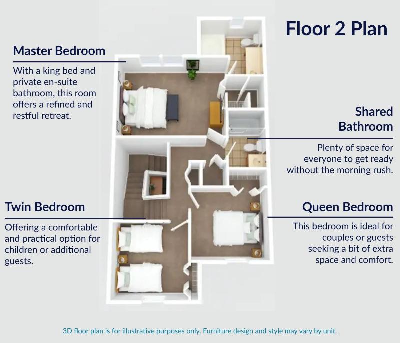 Four-Bedroom Townhouse with Private Hot Tub (1329 Sq Ft.) image 2