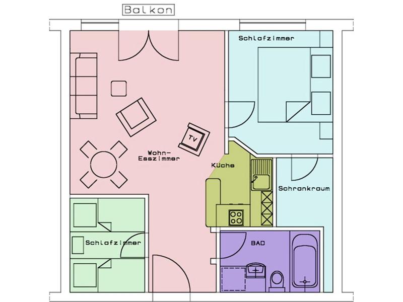 Two-Bedroom Apartment with Street View - West Side image 2