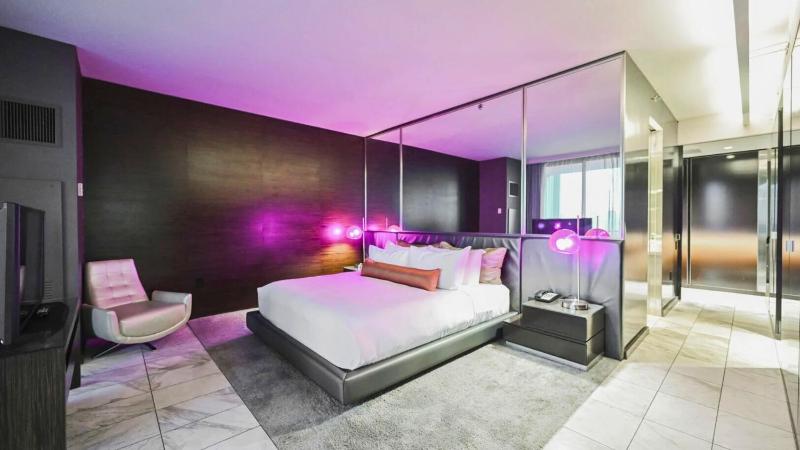 1 Bedroom Balcony Collection Living Room & Jet Tub Bath - StripSuite Palms Place Hotel Resort & Casino - NO RESORT FEE - image 3