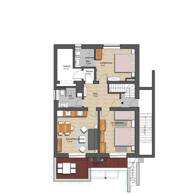 Quartier Nr 6 App 2 - image 3