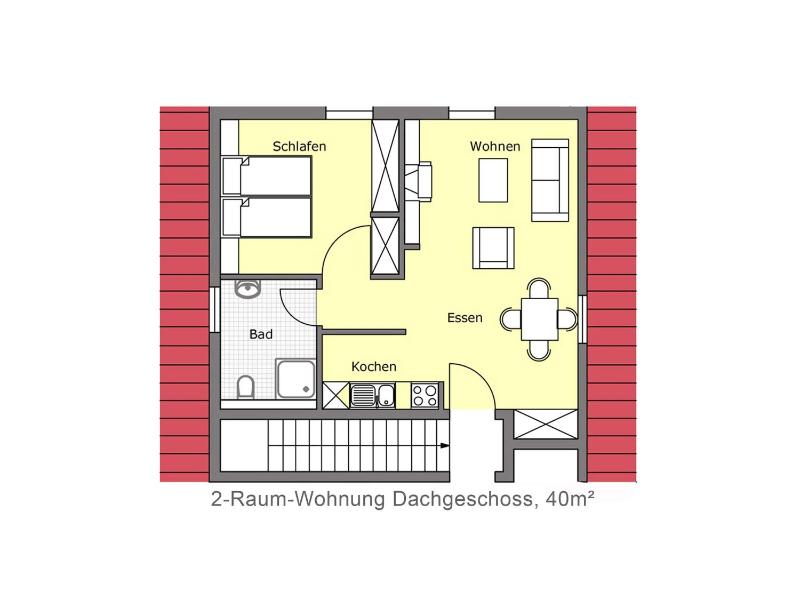 One-Bedroom Apartment with Garden View image 2