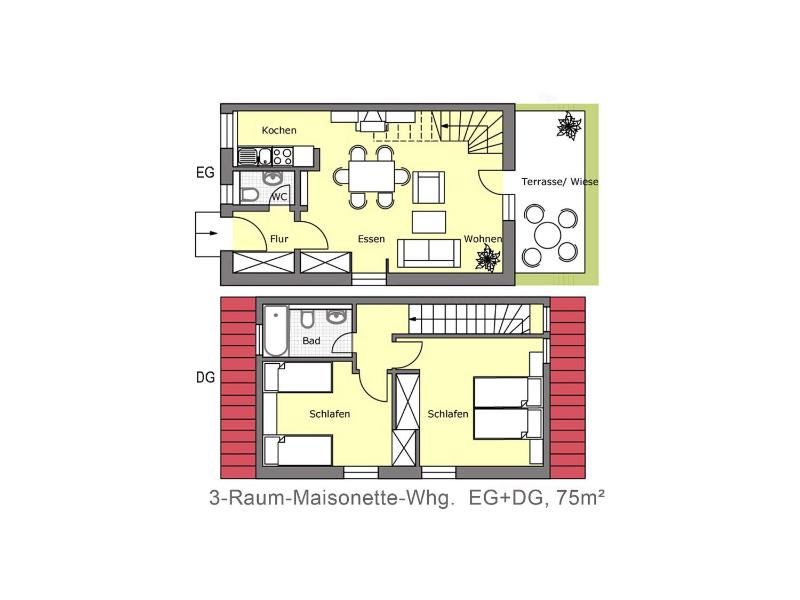 Two-Bedroom Apartment with Terrace image 2