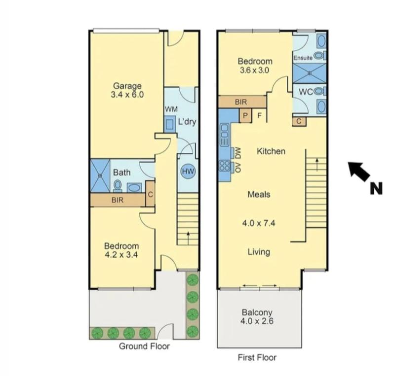 MHYL Cosy Townhouse in Richmond 1 parking - image 4
