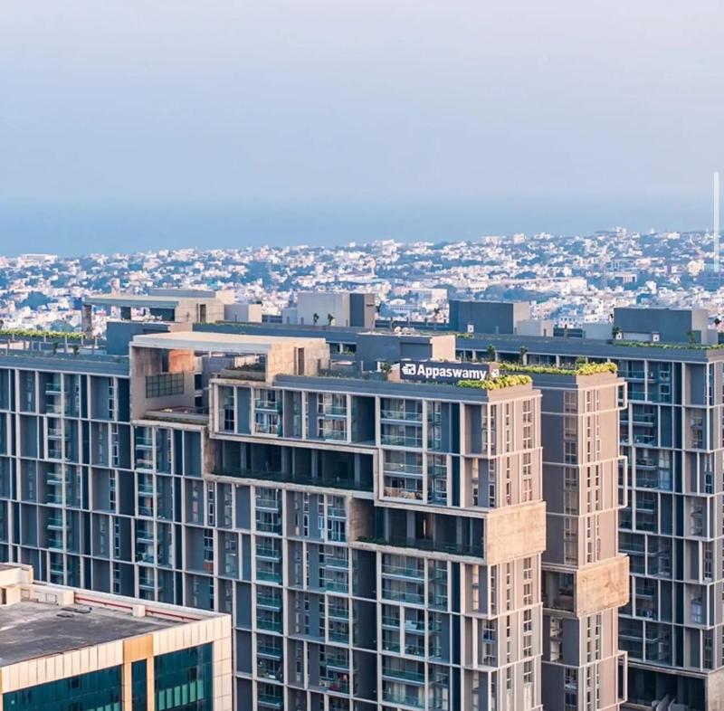 Stylish 3BHK flat close by WTC OMR at 18th floor - image 3