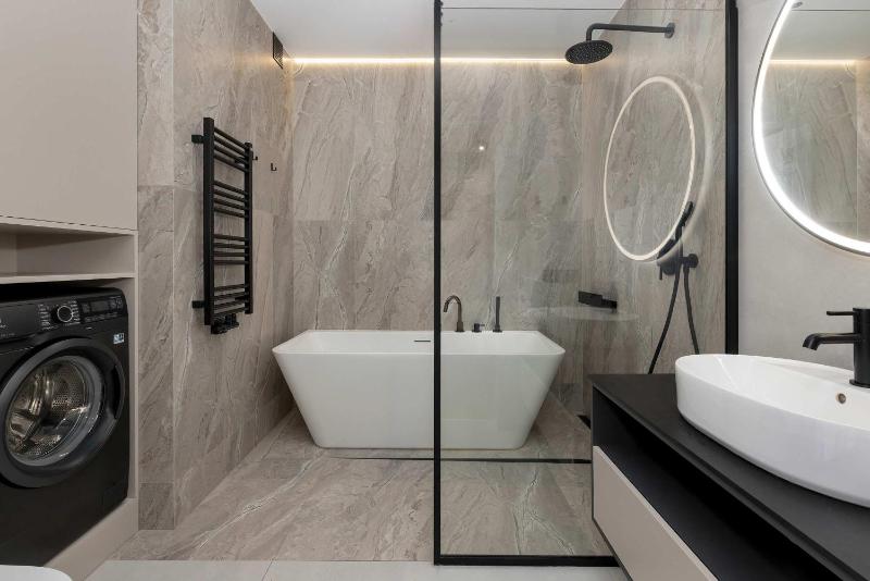 Modern Apartment with AC & Parking in Wrocław by Noclegi Renters - image 7
