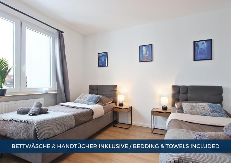 RtR Essen - Für bis zu 8 Personen - Voll ausgestattet - Zentral Limbecker Platz - Messe - Uniklinikum - Smart TV - Modern - image 10