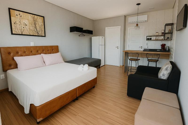 OLÍMPIA APARTS POUSADA apartamentos com cozinha e banheiro privativo PISCINA AQUECIDA - image 41