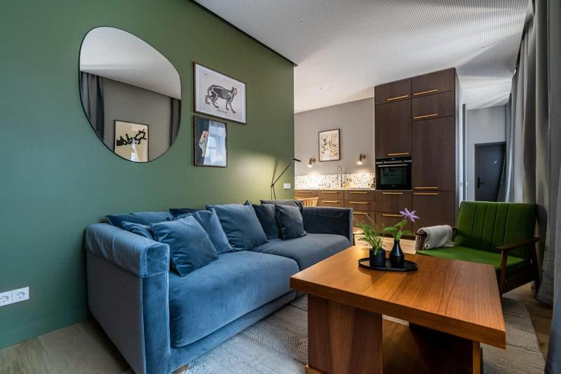 Domillion 1bdr brand-new Uzupis apt w free parking - image 6
