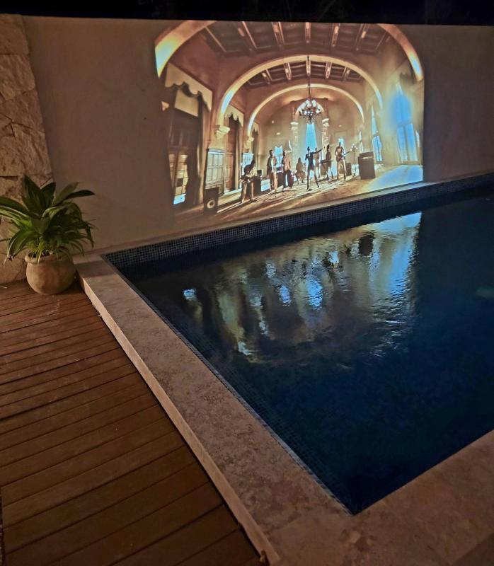 Tropical retreat: Scooters Hot Tub Pool Projector - image 39
