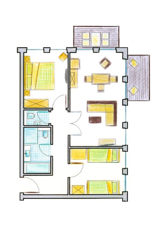 Family Suite Type III (One double bed and two bunk beds) (free kids club) image 4