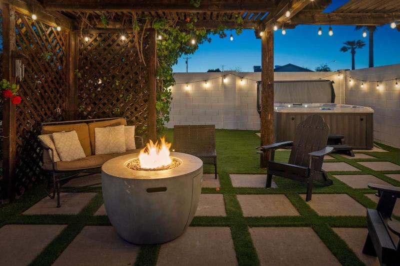 Party at The Palm - Pool Hot Tub Pergola with Fire Pit & Much More - image 4