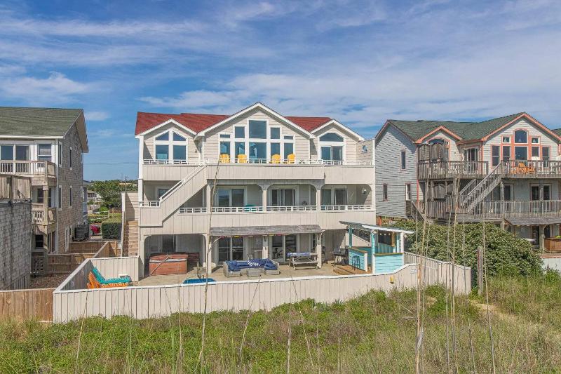 Still Salty - Nags Head MP 11 Oceanfront Ocean View Pool Tiki Bar Hot Tub Pets OK Flex Stays - image 43