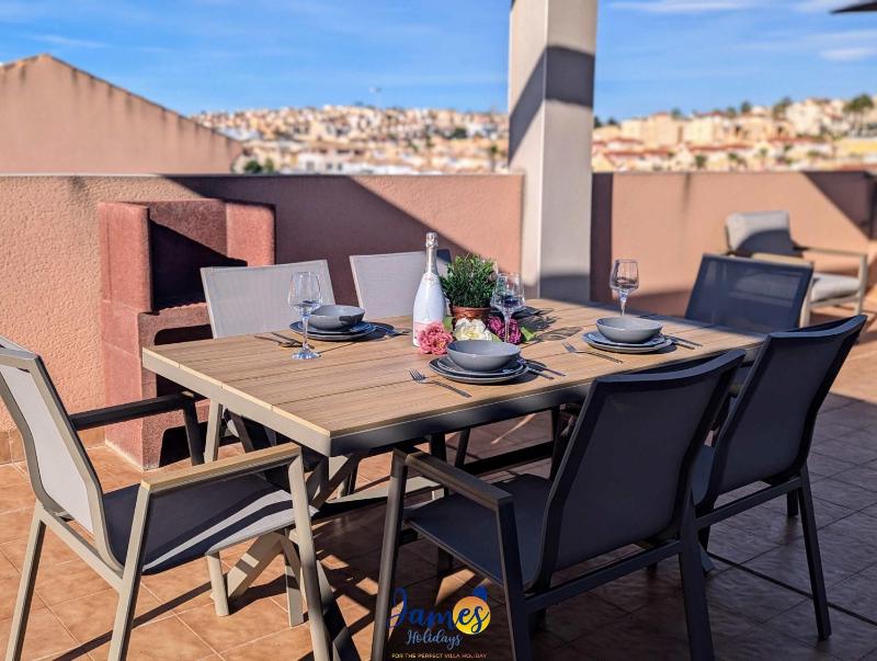 Sunny Getaway with Pool & Rooftop Views VM77 - image 9