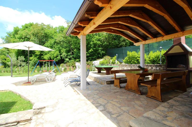 Family friendly apartments with a swimming pool Strmac Labin - 5527 - image 36