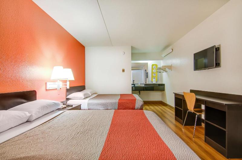 Queen Room with Two Queen Beds and Micro Fridge image 2