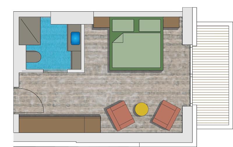 Double Room with Balcony image 2