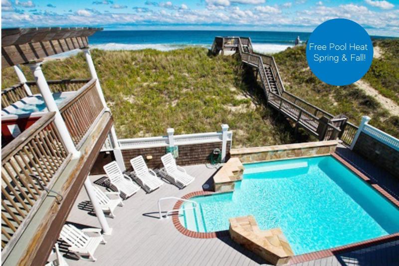 The Good Life - Nags Head MP 11 Oceanfront Elevator Pool w/Waterfall Hot Tub Pets OK Flex Stays - image 1