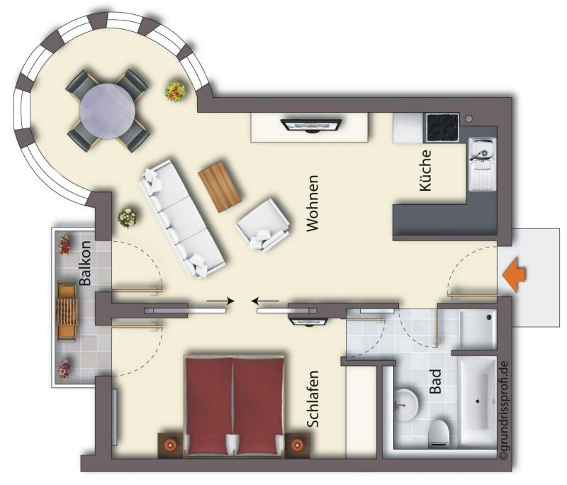 Brise Appartement-Suiten Tannenburg App 325 - image 7