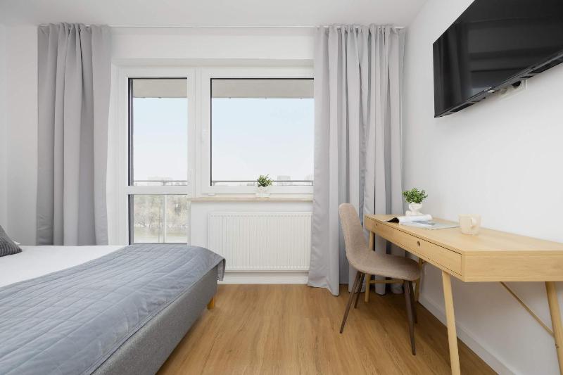 Ursynów Apartment with Desk & Balcony by Noclegi Renters - image 6