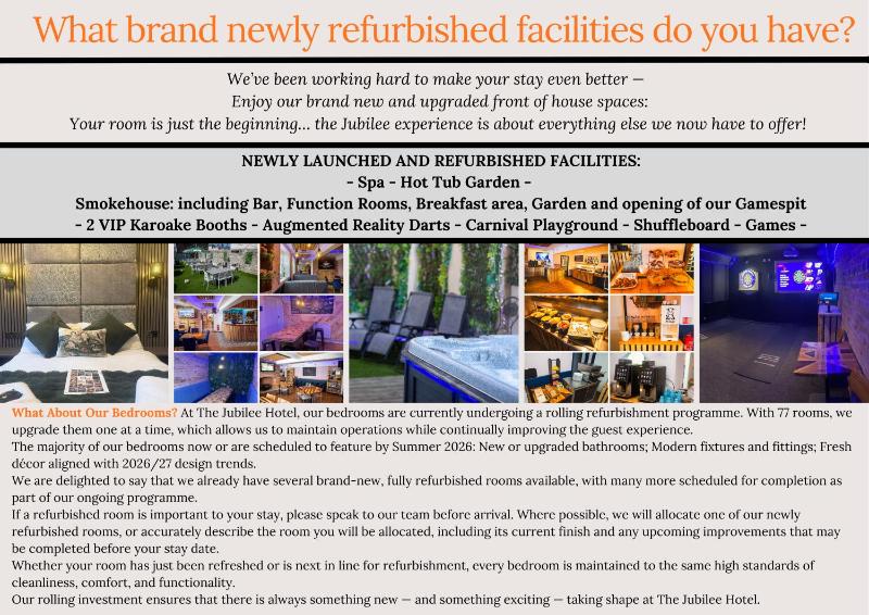 The Jubilee Hotel West- with NEWLY REFURBISHED SPA FACILITIES - GAMESPIT - AND SMOKEHOUSE - image 37
