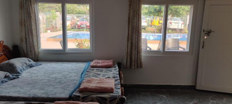 Sivarama garden resort AC 4 Bed rooms swimming pool 4BHK room  Box cricket open living hall BOrn fair BBQ kichan with equipment  near beach road vishakhapatnam - image 1