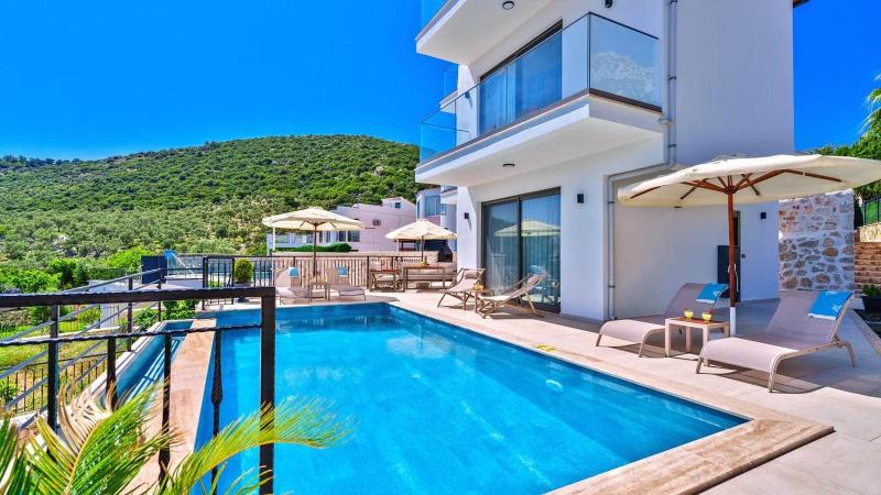Kalkan 3 bedroom seaview villa with private pool hot tub - image 13