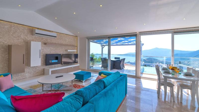 Kalkan 2 bedroom villa with private heated pool pool and Jacuzzi - image 17