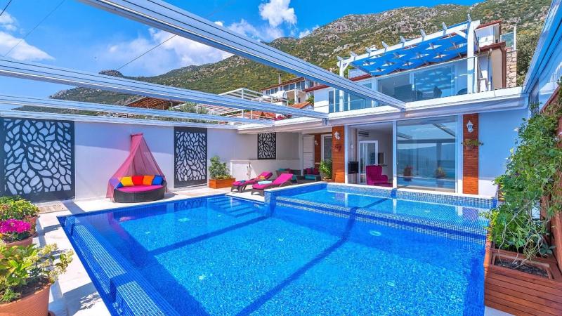 Kalkan 2 bedroom villa with private heated pool pool and Jacuzzi - image 10