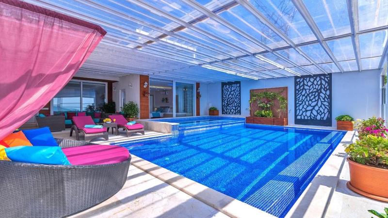 Kalkan 2 bedroom villa with private heated pool pool and Jacuzzi - image 3
